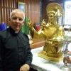 Fr Michael Byrne in the Sacristy